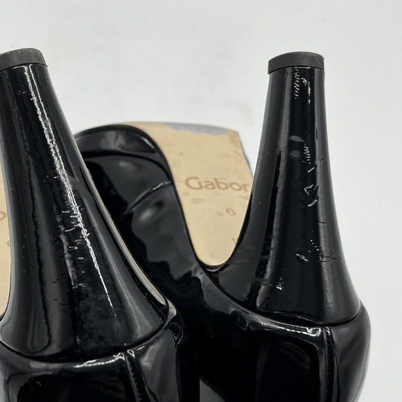 Gabor Splendid Pump Patent Round Toe High Heel Shoe - Picture 9 of 12